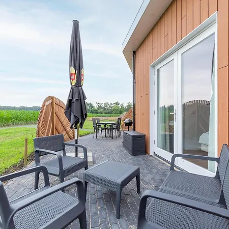 In Forested Netherlands With Terrace, Cleaning Included